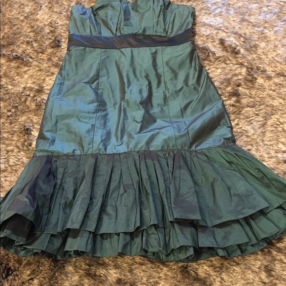 Teal cocktail dress - Picture 3 of 7